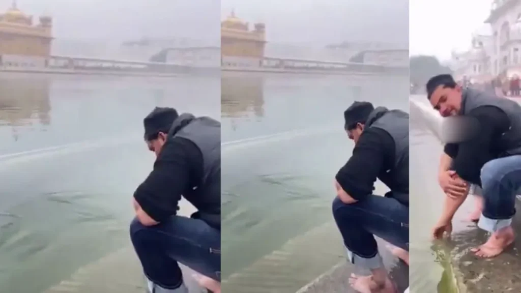 स्वर्ण मंदिर सरोवर में मुस्लिम युवक का वजू विवाद: हाथ धोने-कुल्ला करने का वीडियो वायरल, SGPC ने शुरू की जांच